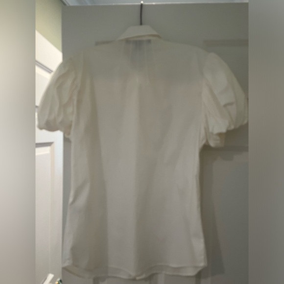 Women’s size 12 Ralph Lauren White Short Sleeve Button Down NWT - Picture 2 of 3